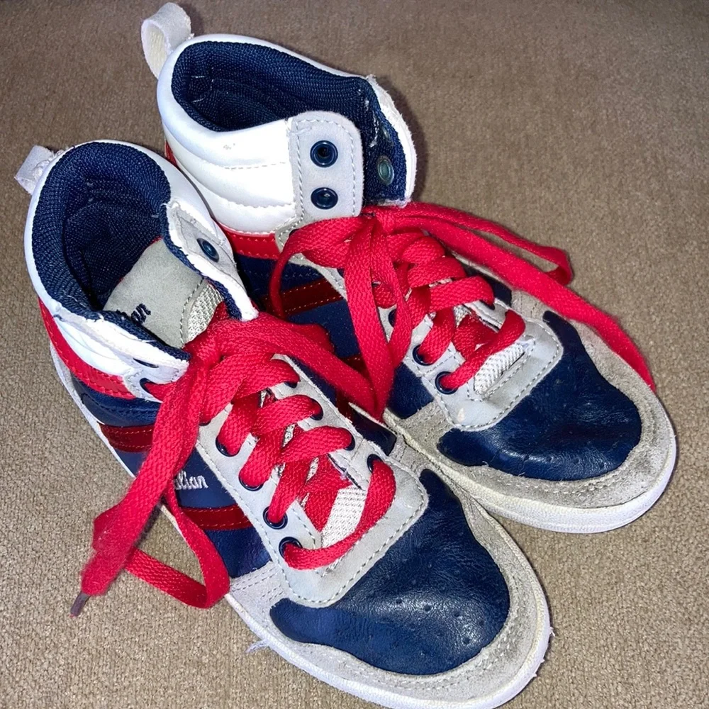 AUSTRALIAN Kids Suede High Top Basketball Shoes/Sneakers Size 13.5